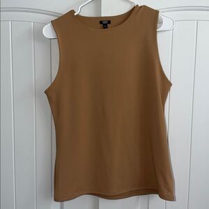 Express Tan Body Contour Sleeveless Top